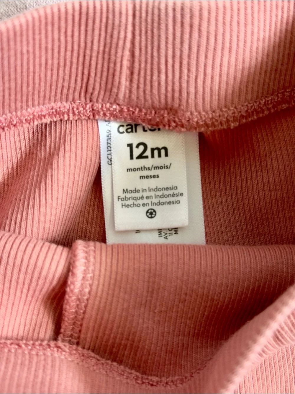 Old Navy Girls' Light Blue Denim Jeans with Pink and Black Bottoms Set